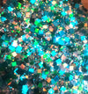 Mermaid Collection - Blue, Green & Silver Glitter 3 Pack