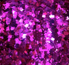 purple glitter close up 