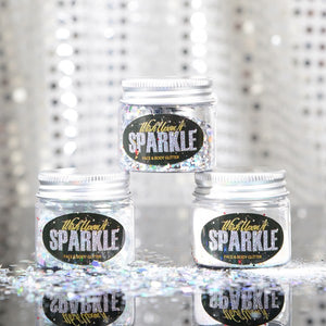 Snowflake Collection - Silver Glitter 3-Pack